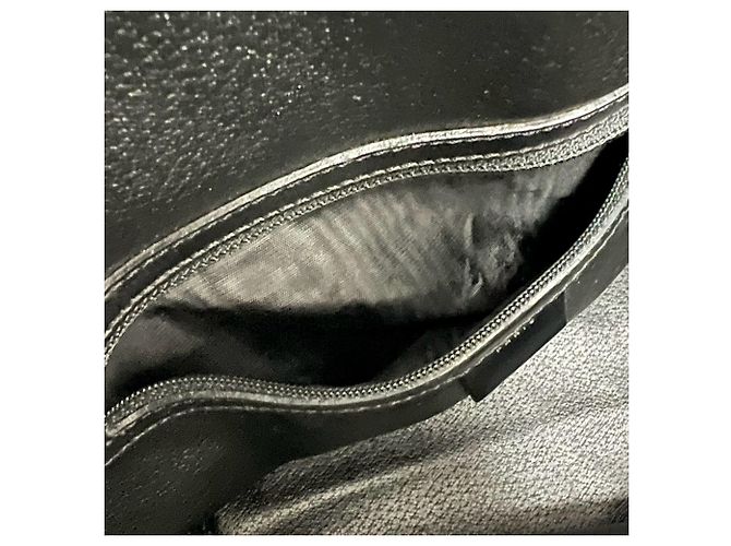 Céline CELINE Vintage Macadam Blazon Pattern Schultertasche Braun Schwarz - Ansicht 10