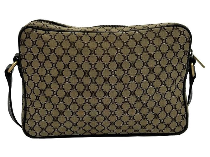 16 Céline Celine Macadam Schultertasche mit Blazon-Muster Braun - Ansicht 3