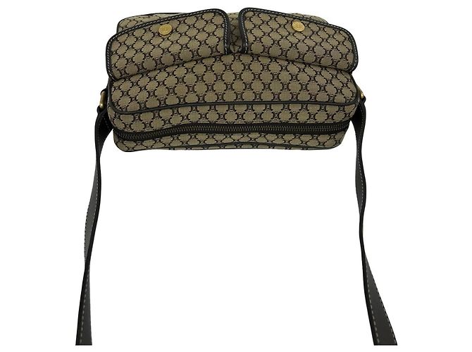 16 Céline Celine Macadam Schultertasche mit Blazon-Muster Braun - Ansicht 4