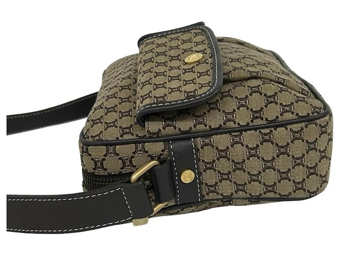 16 Céline Celine Macadam Schultertasche mit Blazon-Muster Braun - Ansicht 5