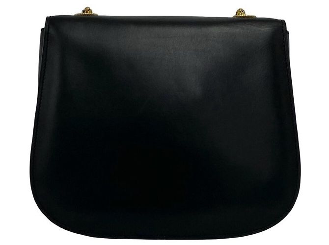 Céline Borsa a tracolla in pelle Celine Triomphe Logo Nero - vista 3
