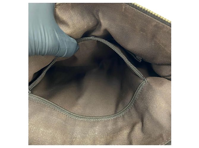Gucci Abbey Logo Hardware Schultertasche Braun - Ansicht 10