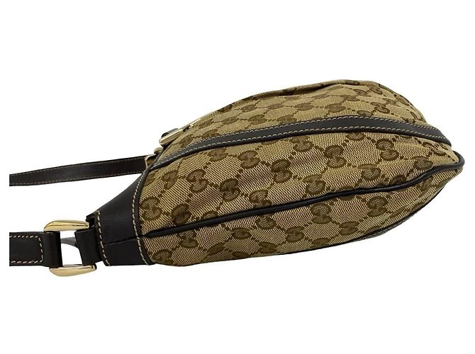 Gucci Abbey Logo Hardware Schultertasche Braun - Ansicht 5