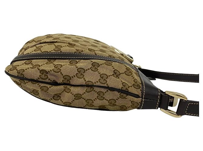 Gucci Abbey Logo Hardware Schultertasche Braun - Ansicht 6