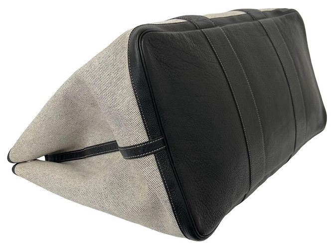 Hermès Borsa Tote Hermes Garden Party GM Marrone Nero - vista 7