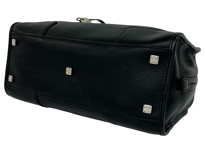Loewe Amazona 28 Anagram Logo Lederhandtasche Schwarz - Ansicht 8