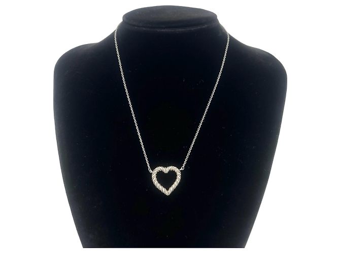 Tiffany & Co Collana Tiffany Twist Heart Argento D'oro - vista 2