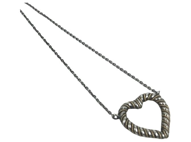 Tiffany & Co Collana Tiffany Twist Heart Argento D'oro - vista 4