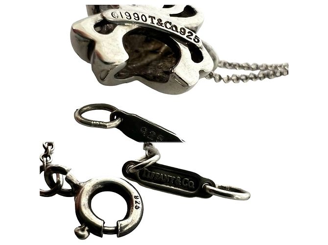Tiffany & Co Collana Tiffany Vintage Signature in Argento 925 - vista 3