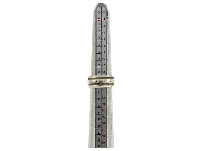 Tiffany & Co Tiffany Grooved Double Line Ring Silber - Ansicht 7