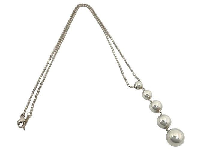 Tiffany & Co Tiffany Graduated Drop Halskette Silber - Ansicht 5