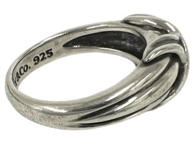 Tiffany & Co Anello Tiffany Vintage Signature Band Ring Argento - vista 5
