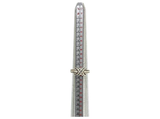 Tiffany & Co Anello Tiffany Vintage Signature Band Ring Argento - vista 7