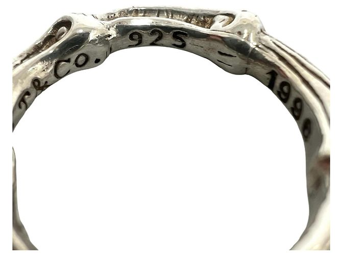Tiffany & Co Anello Tiffany Vintage Bamboo Argento - vista 3