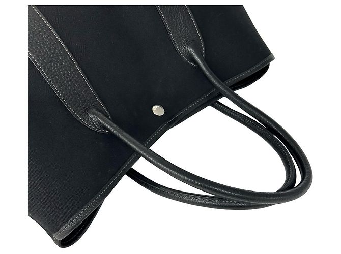 Hermès Borsa Hermes Garden Party PM Nero - vista 4