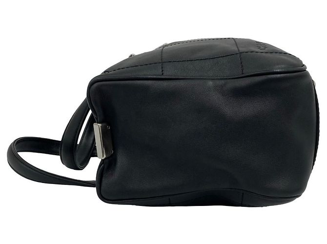 Mini borsa Boston Chanel in pelle nera Nero - vista 5