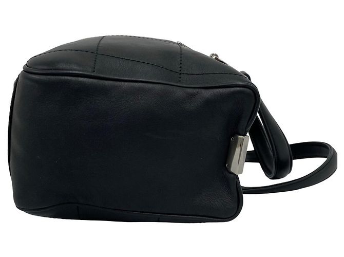 Mini borsa Boston Chanel in pelle nera Nero - vista 6