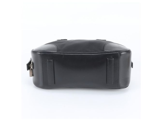 Tote Borsa a mano Prada Tessuto Nylon con logo triangolare nero - vista 6