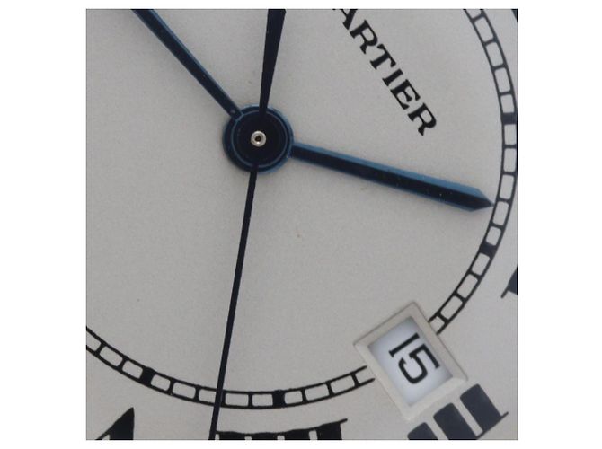 Cartier Santos Round MM Two-Tone Quartz Uhr - Ansicht 9