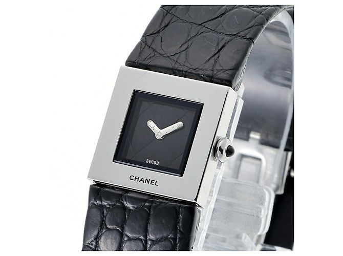 Chanel Matelassé H0116 Quarz Uhr Schwarz - Ansicht 2