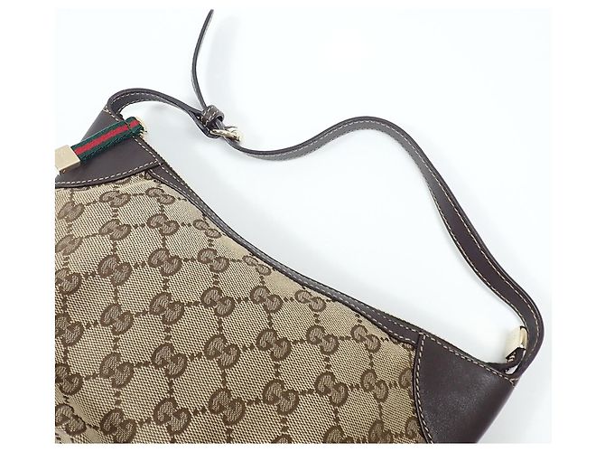 Borsa a tracolla Gucci da donna Marrone Beige - vista 7