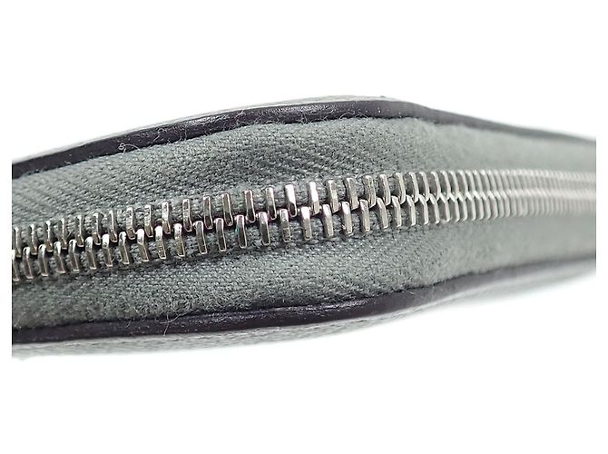 Hermès Monedero Hermes Azap Compact de seda Gris - vista 3
