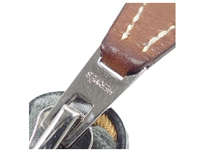 Hermès Monedero Hermes Azap Compact de seda Gris - vista 5