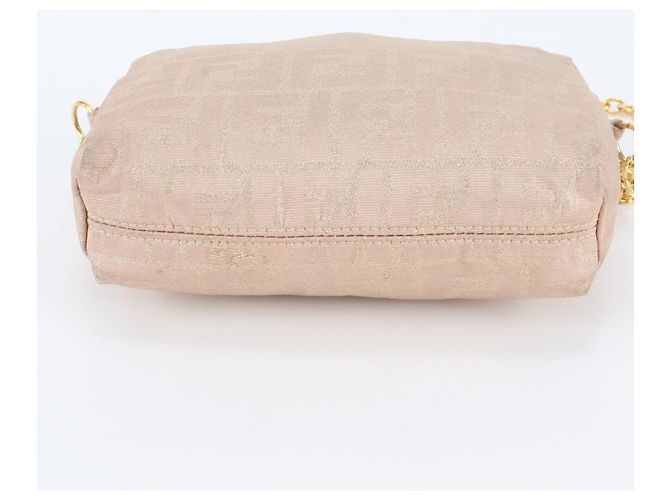 Borsa a tracolla Fendi Zucca Chain Rosa - vista 6