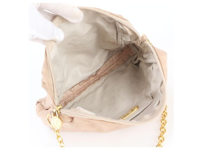 Borsa a tracolla Fendi Zucca Chain Rosa - vista 7