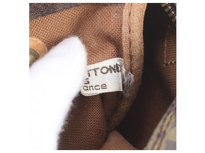 Borsa a mano Louis Vuitton Monogram Mini Speedy Marrone - vista 10
