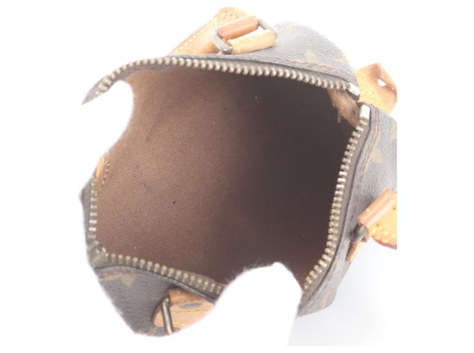 Borsa a mano Louis Vuitton Monogram Mini Speedy Marrone - vista 7