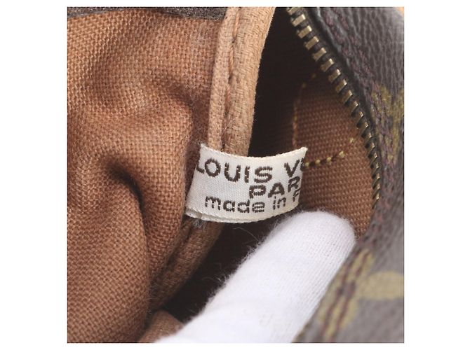 Borsa a mano Louis Vuitton Monogram Mini Speedy Marrone - vista 9