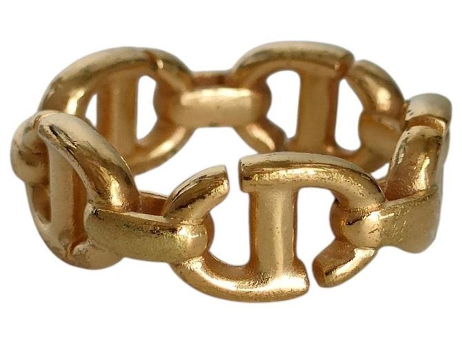 Christian Dior Dior CD Navy Ring Golden - view 2