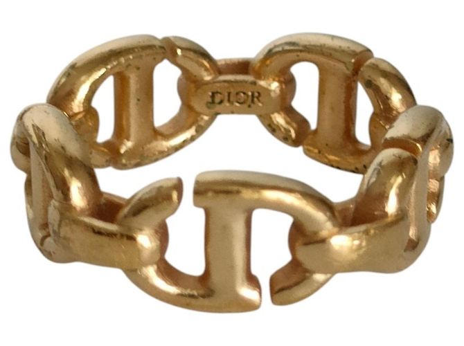 Christian Dior Dior CD Navy Ring Golden - view 3