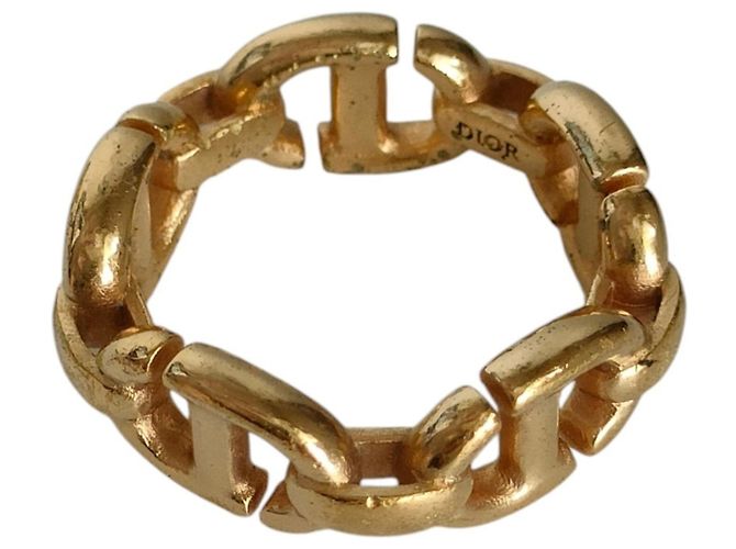 Christian Dior Dior CD Navy Ring Golden - view 4
