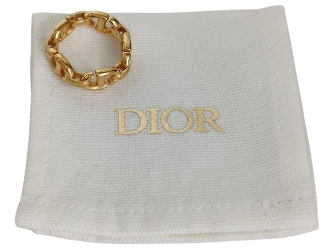 Christian Dior Dior CD Navy Ring Golden - view 7