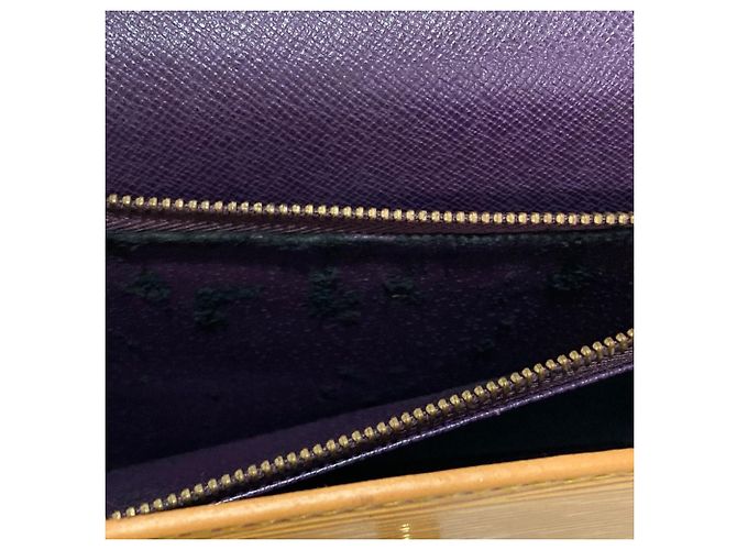 Borsa Louis Vuitton Epi Leather Malesherbes Giallo - vista 13