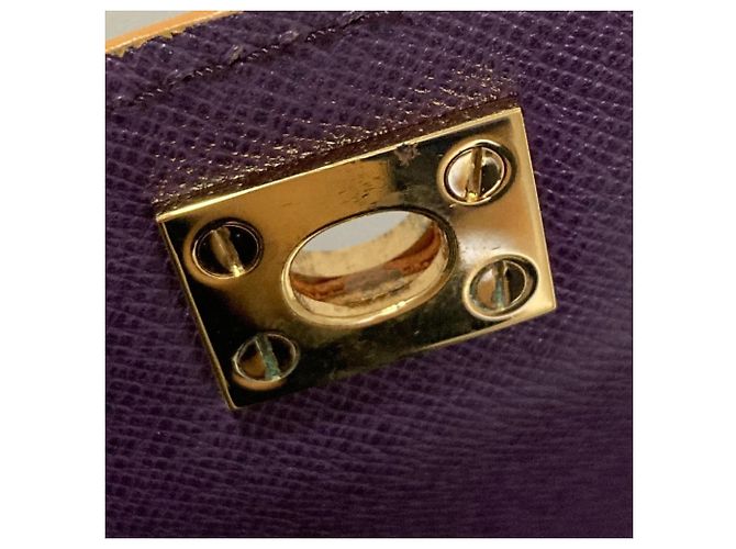 Borsa Louis Vuitton Epi Leather Malesherbes Giallo - vista 14