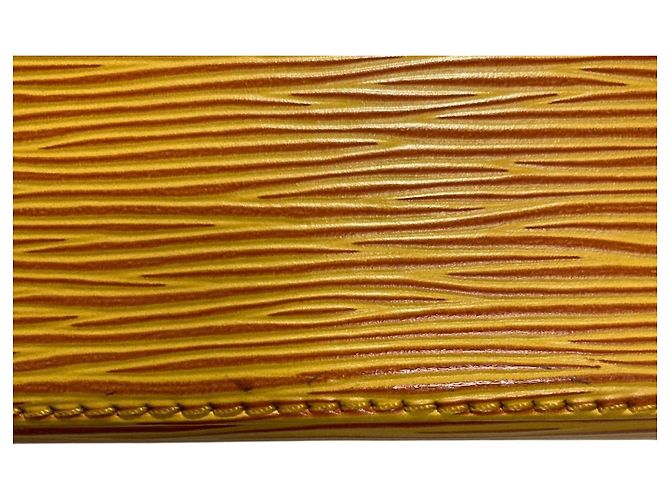 Borsa Louis Vuitton Epi Leather Malesherbes Giallo - vista 18