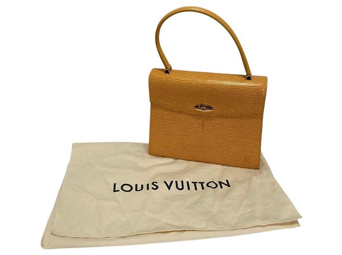 Borsa Louis Vuitton Epi Leather Malesherbes Giallo - vista 20
