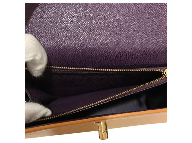 Borsa Louis Vuitton Epi Leather Malesherbes Giallo - vista 7