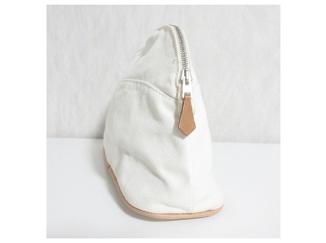 Hermès Hermes Bolide Pouch MM Bianco - vista 3