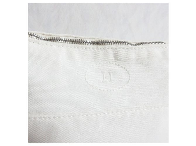 Hermès Hermes Bolide Pouch MM Bianco - vista 6