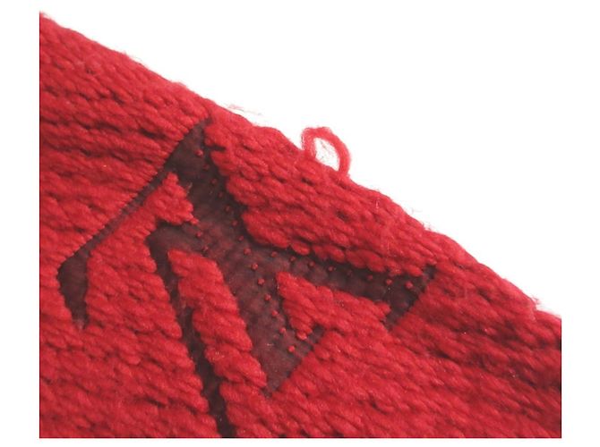 Louis Vuitton Echarpe Logomania Silk Blend Monogram Scarf Rosso - vista 7