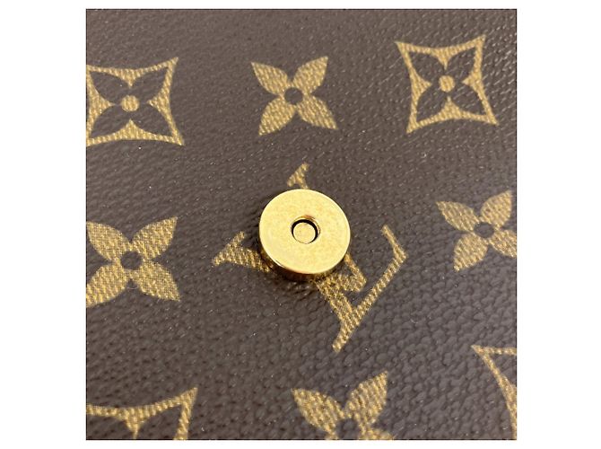 Borsa a tracolla Louis Vuitton Musette Tango Short Monogram Marrone Monogramma - vista 10