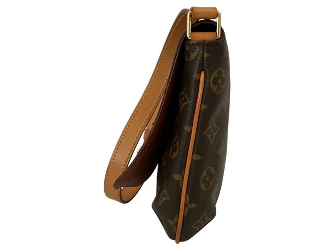 Borsa a tracolla Louis Vuitton Musette Tango Short Monogram Marrone Monogramma - vista 3