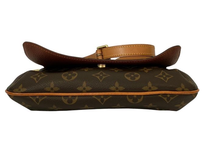Borsa a tracolla Louis Vuitton Musette Tango Short Monogram Marrone Monogramma - vista 4