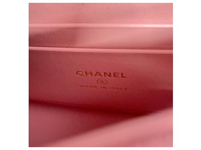 Coco Handle Mini borsa Chanel Matelassé Rosa - vista 13