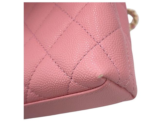 Coco Handle Mini borsa Chanel Matelassé Rosa - vista 8