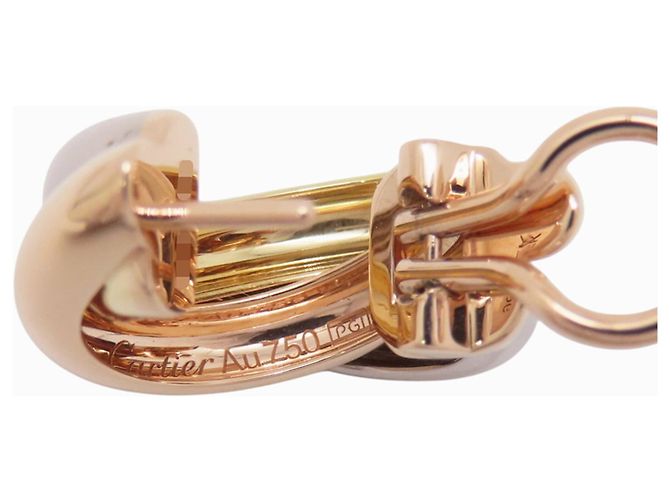 Orecchini Cartier Trinity in oro 18K Argento D'oro - vista 7